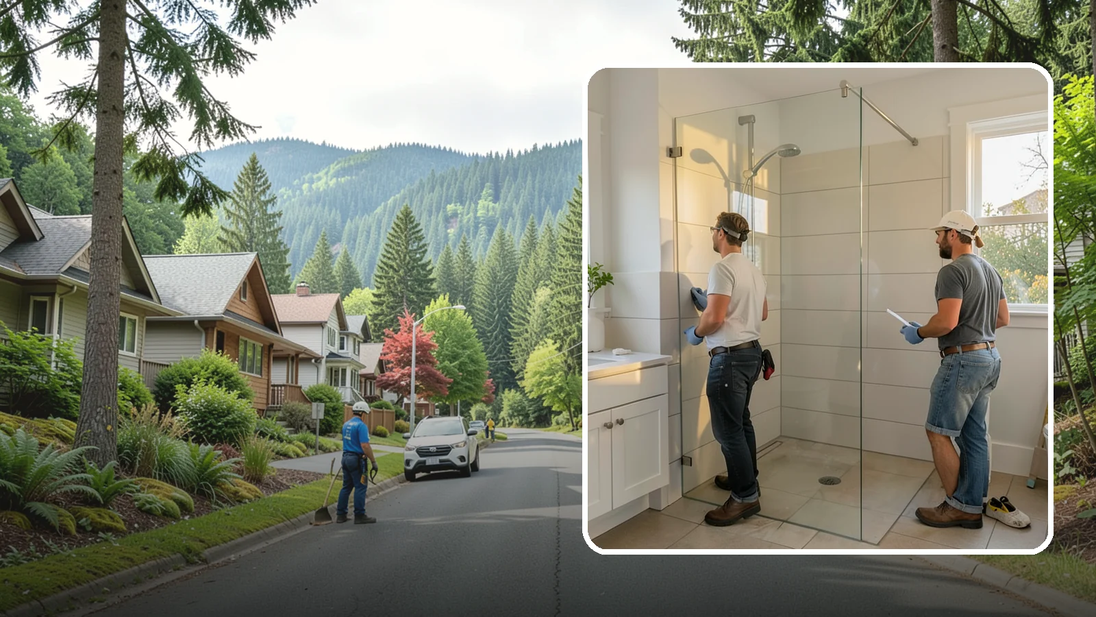 Walk-In Shower Installation in Darrington, Snohomish County, WA - A walk-in shower installation delivers an open, curb-free bathing area that feels modern and accessible.