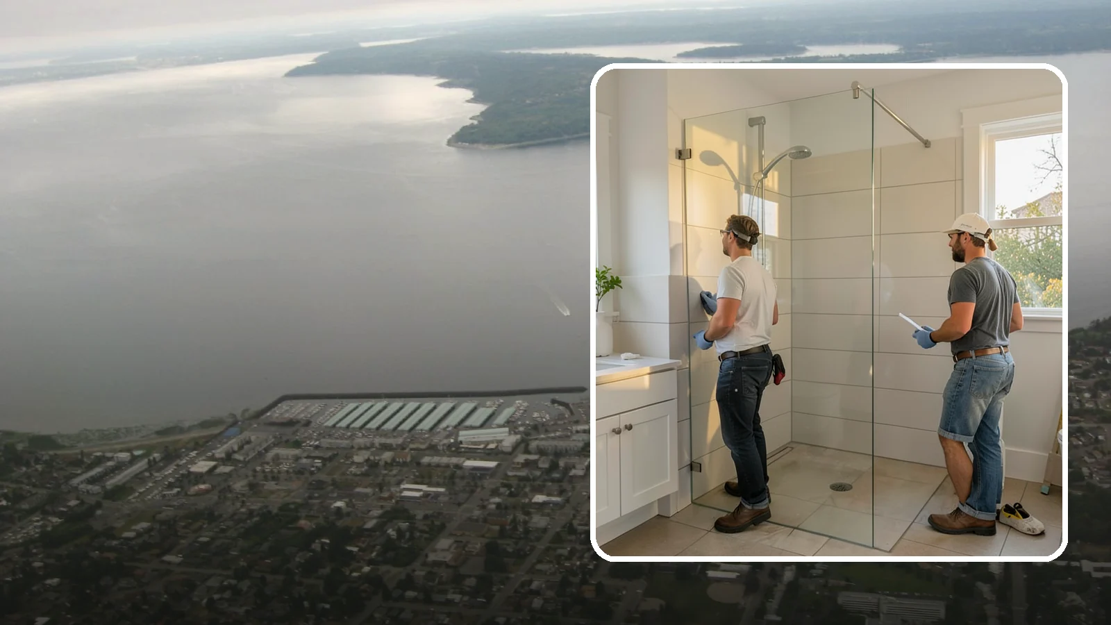Walk-In Shower Installation in Des Moines, King County, WA - A walk-in shower installation delivers an open, curb-free bathing area that feels modern and accessible.