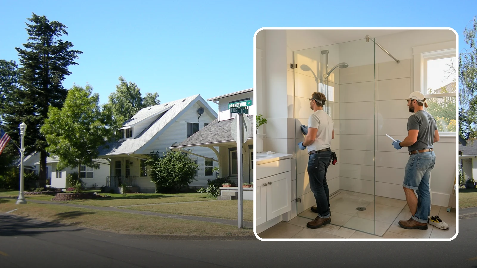 Walk-In Shower Installation in DuPont, Pierce County, WA - A walk-in shower installation delivers an open, curb-free bathing area that feels modern and accessible.