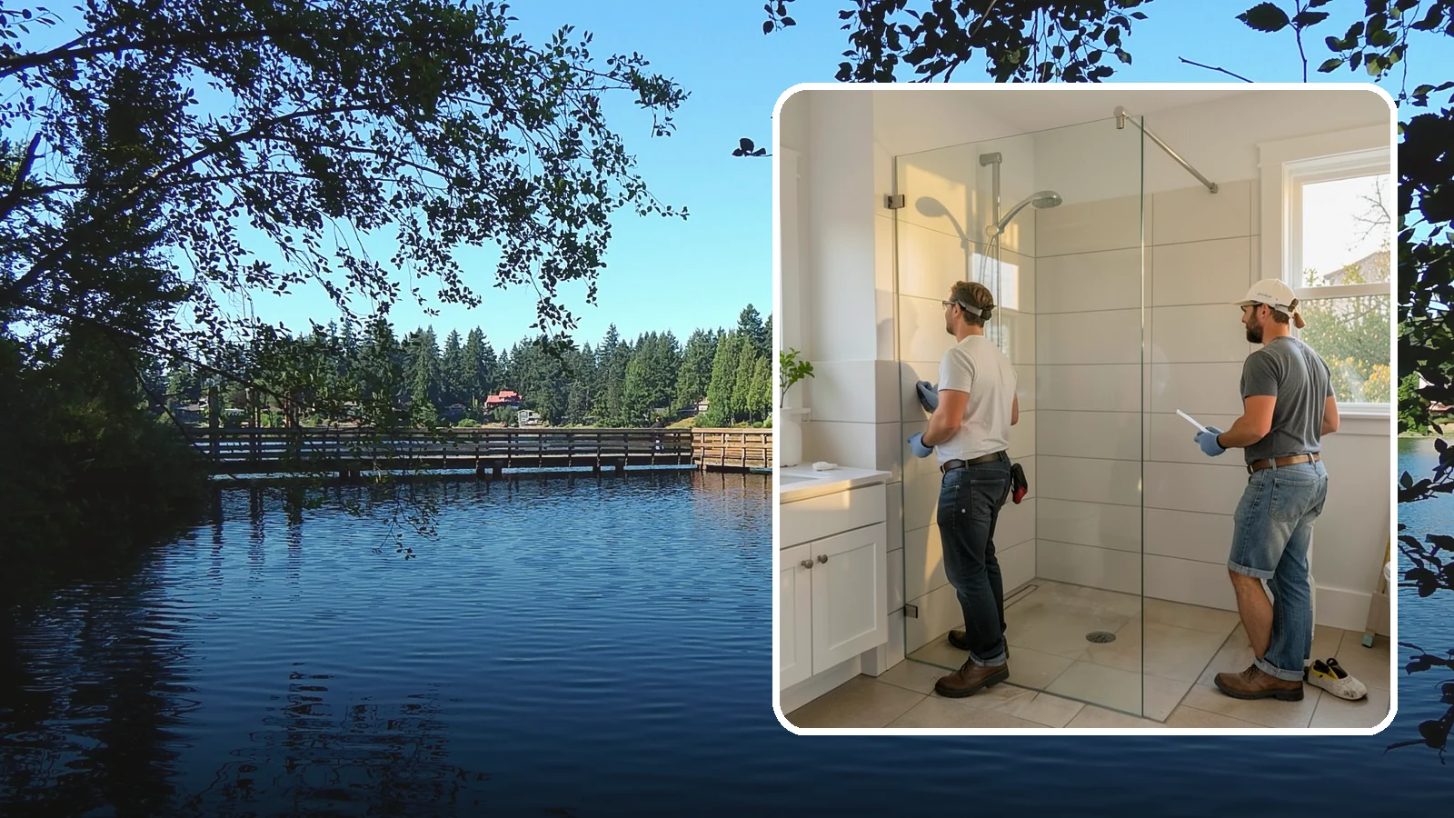 Walk-In Shower Installation in Federal Way, King County, WA - A walk-in shower installation delivers an open, curb-free bathing area that feels modern and accessible.