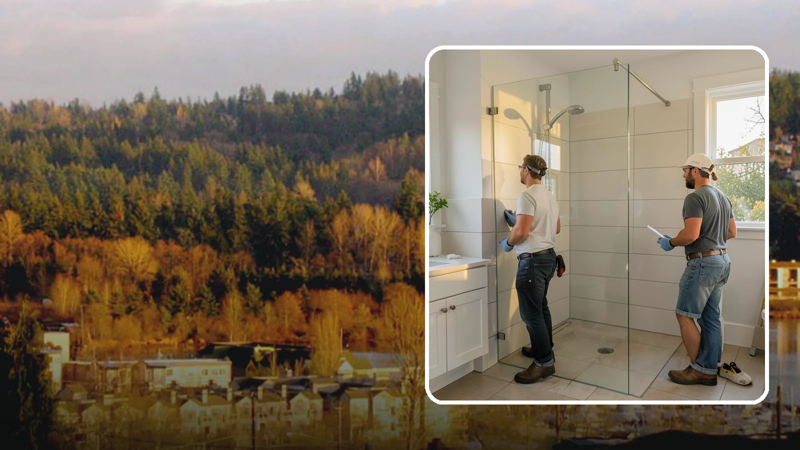 Walk-In Shower Installation in Kenmore, King County, WA - A walk-in shower installation delivers an open, curb-free bathing area that feels modern and accessible.