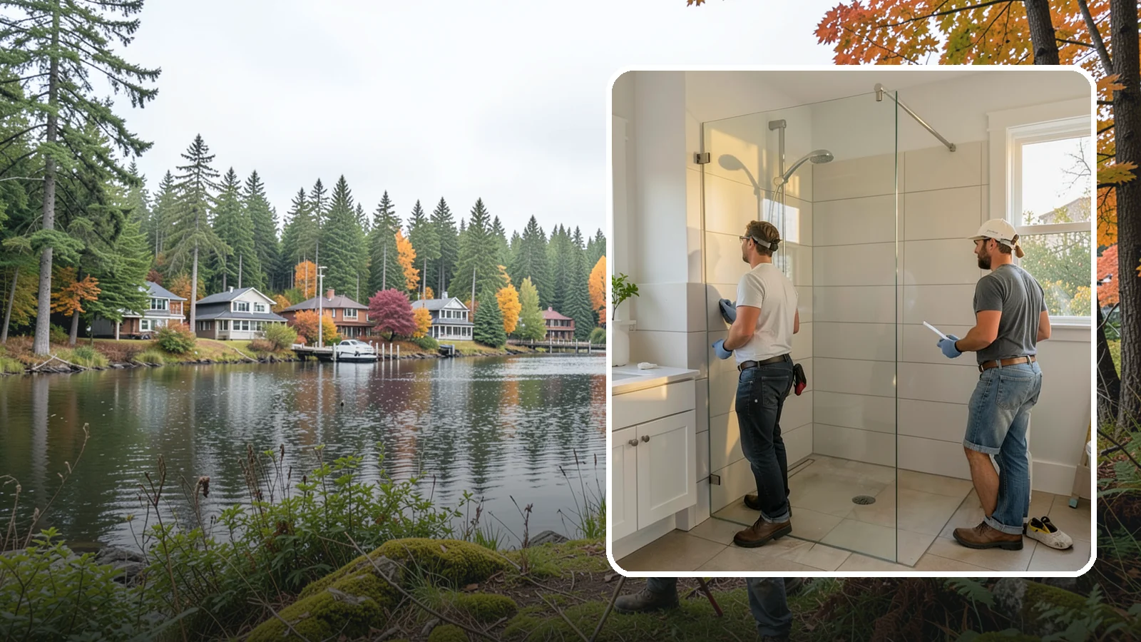 Walk-In Shower Installation in La Conner, Skagit County, WA - A walk-in shower installation delivers an open, curb-free bathing area that feels modern and accessible.
