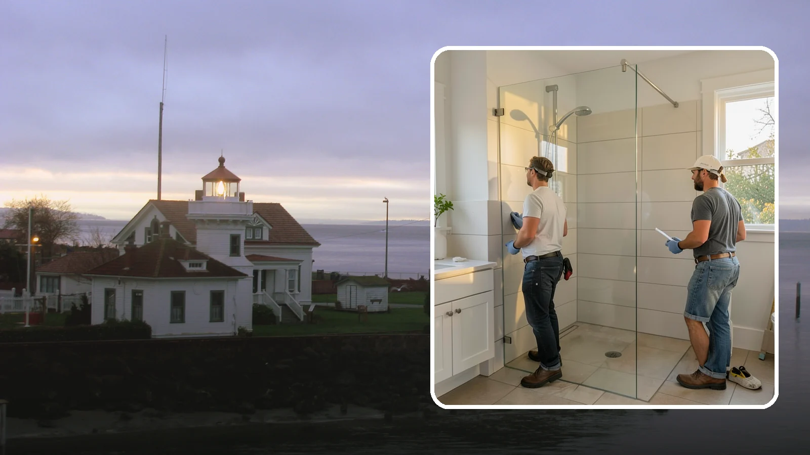 Walk-In Shower Installation in Mukilteo, Snohomish County, WA - A walk-in shower installation delivers an open, curb-free bathing area that feels modern and accessible.