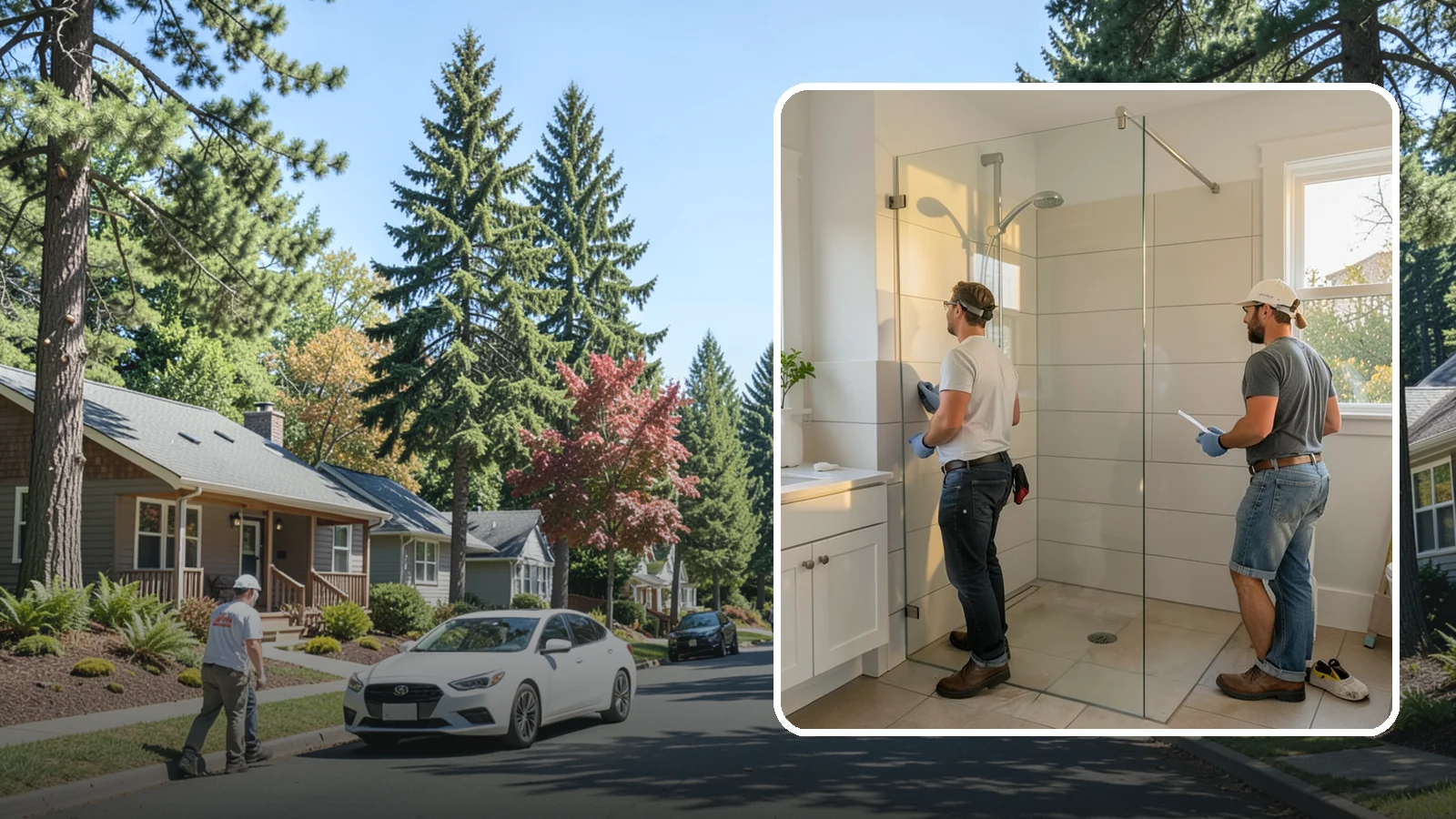 Walk-In Shower Installation in Orting, Pierce County, WA - A walk-in shower installation delivers an open, curb-free bathing area that feels modern and accessible.