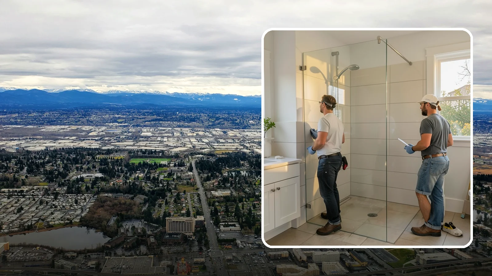 Walk-In Shower Installation in SeaTac, King County, WA - A walk-in shower installation delivers an open, curb-free bathing area that feels modern and accessible.