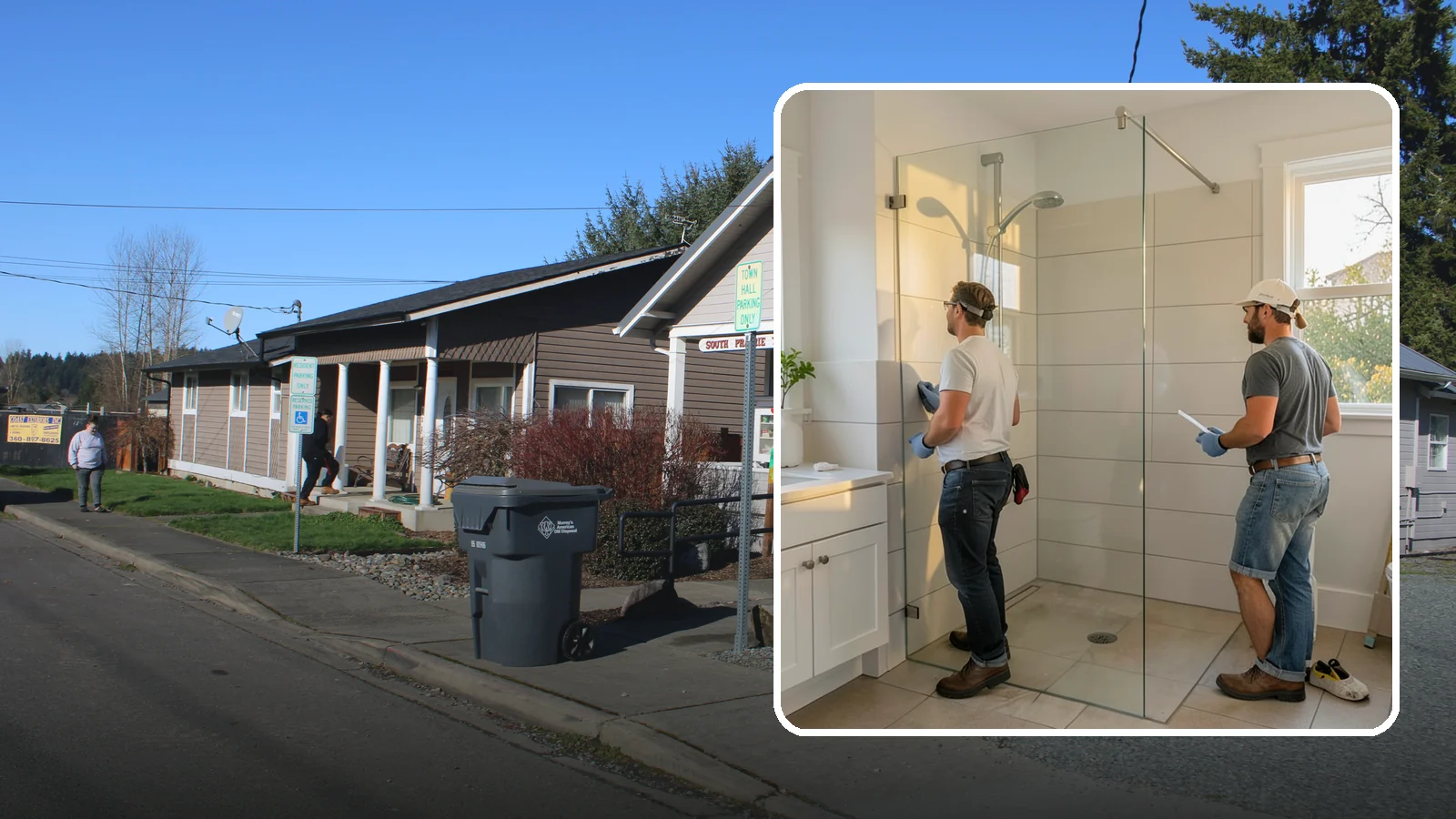 Walk-In Shower Installation in South Prairie, Pierce County, WA - A walk-in shower installation delivers an open, curb-free bathing area that feels modern and accessible.
