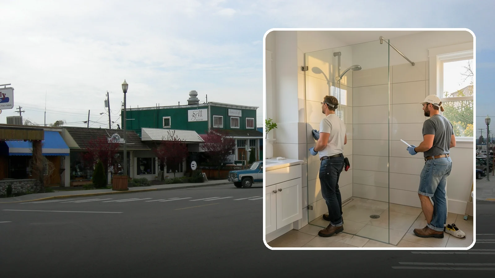 Walk-In Shower Installation in Stanwood, Snohomish County, WA - A walk-in shower installation delivers an open, curb-free bathing area that feels modern and accessible.