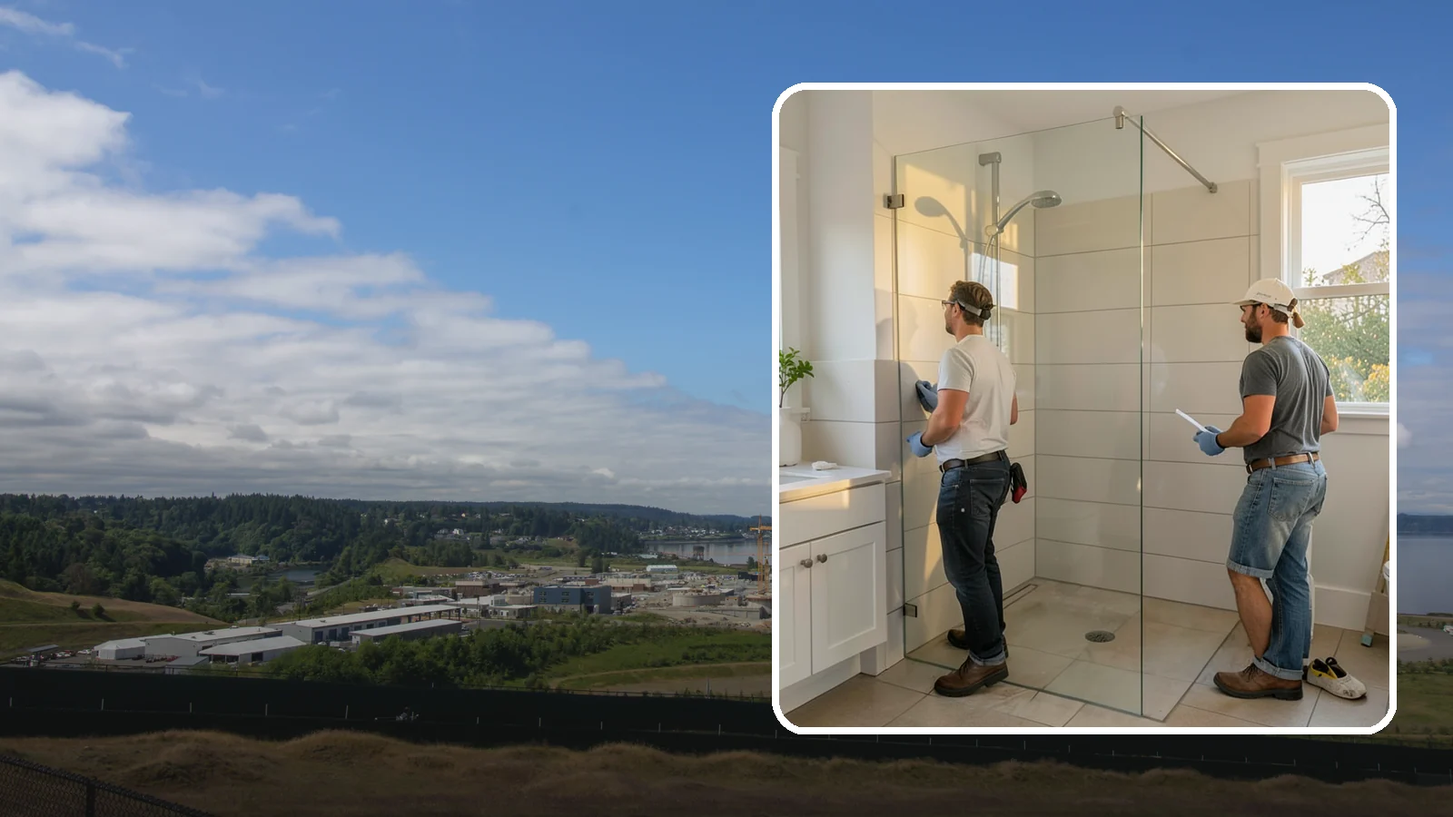 Walk-In Shower Installation in University Place, Pierce County, WA - A walk-in shower installation delivers an open, curb-free bathing area that feels modern and accessible.