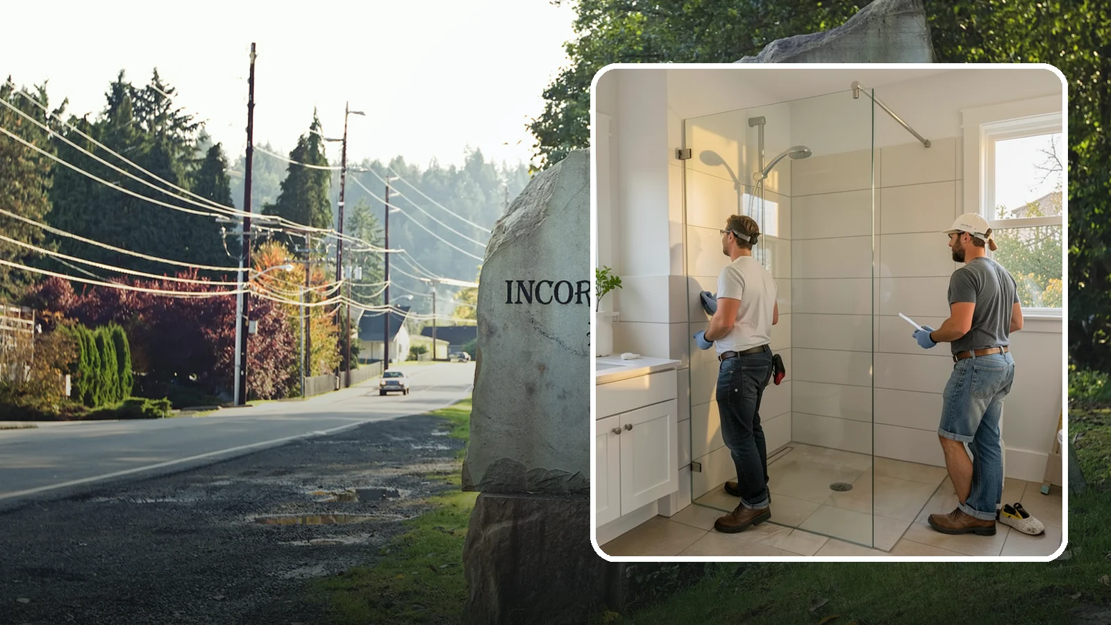 Walk-In Shower Installation in Wilkeson, Pierce County, WA - A walk-in shower installation delivers an open, curb-free bathing area that feels modern and accessible.