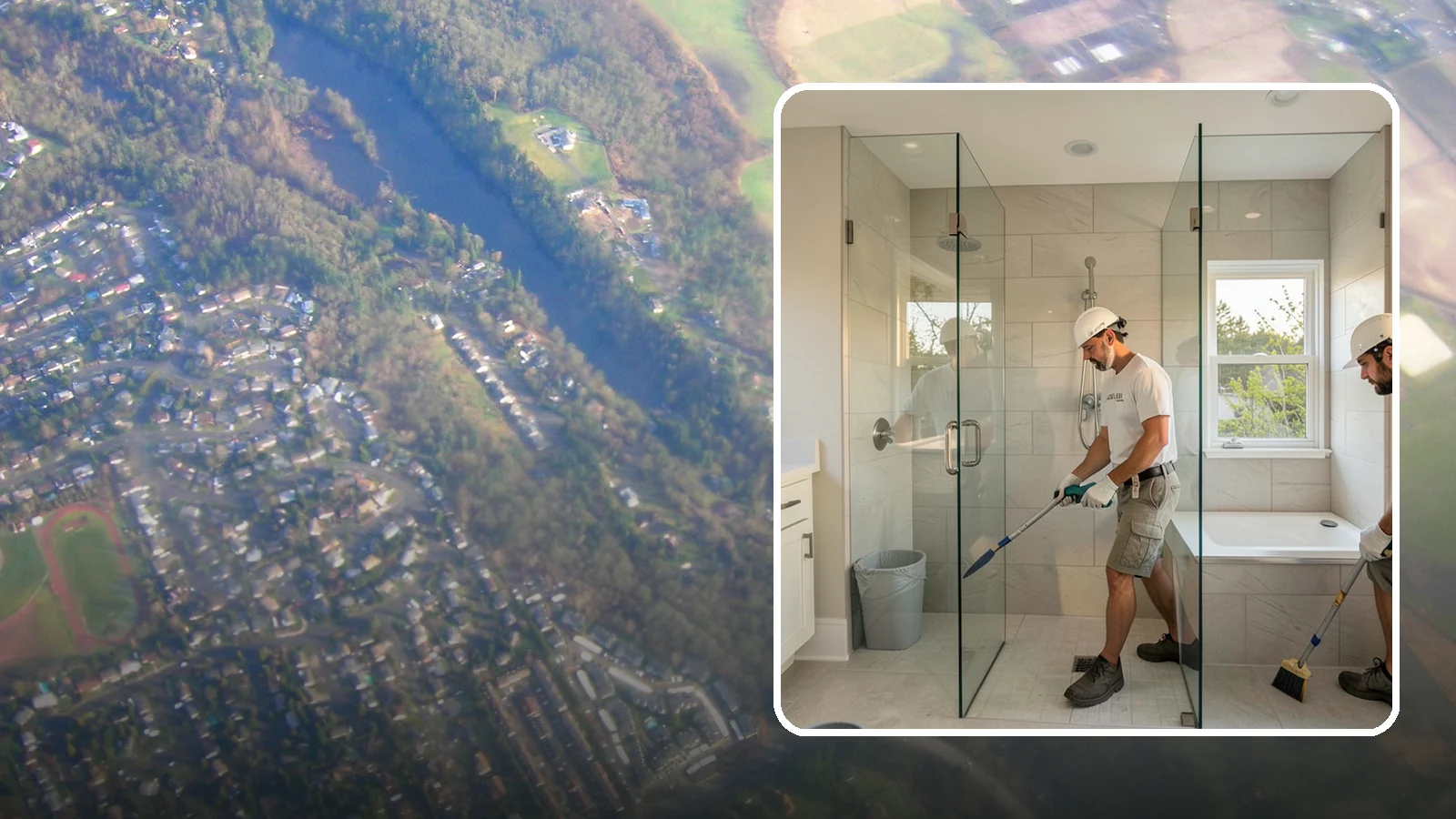 Walk-In Shower with Bench in Algona, King County, WA - A walk-in shower with bench pairs open, low-threshold entry with a built-in seat for comfort and safety.