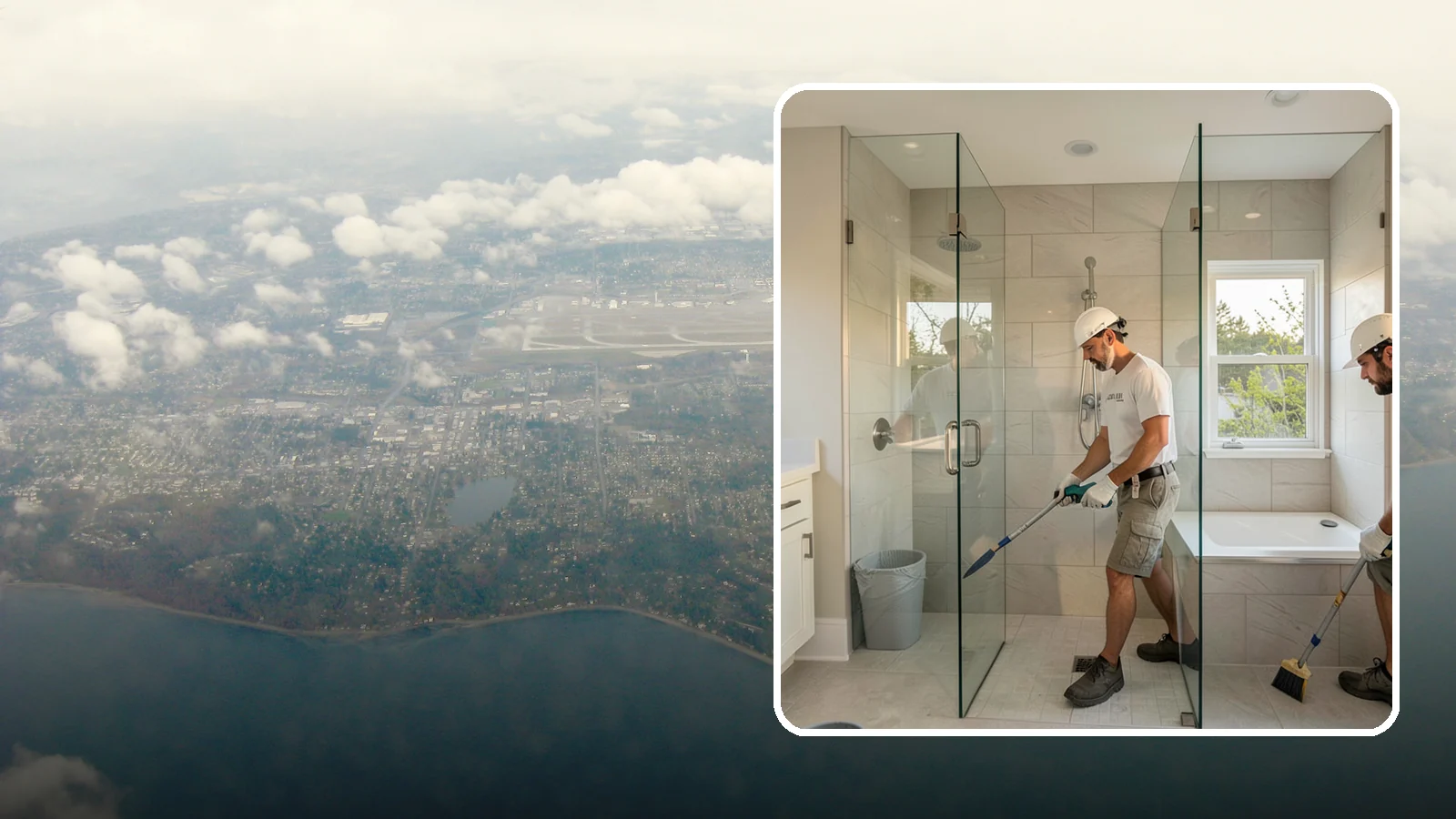 Walk-In Shower with Bench in Burien, King County, WA - A walk-in shower with bench pairs open, low-threshold entry with a built-in seat for comfort and safety.