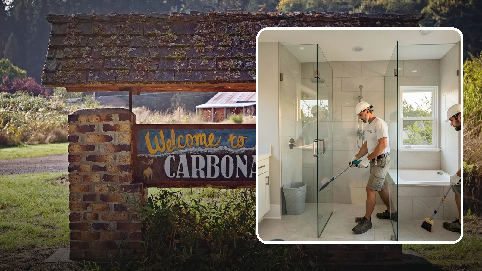 Walk-In Shower with Bench in Carbonado, Pierce County, WA - A walk-in shower with bench pairs open, low-threshold entry with a built-in seat for comfort and safety.