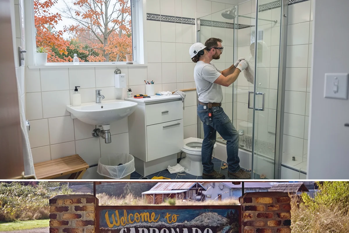 Walk-In Shower with Bench in Carbonado, Pierce County, WA - Combining accessibility and comfort features is smart to complete before winter, when safe, easy bathing matters most.