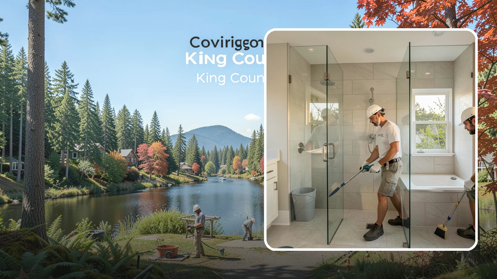 Walk-In Shower with Bench in Covington, King County, WA - A walk-in shower with bench pairs open, low-threshold entry with a built-in seat for comfort and safety.