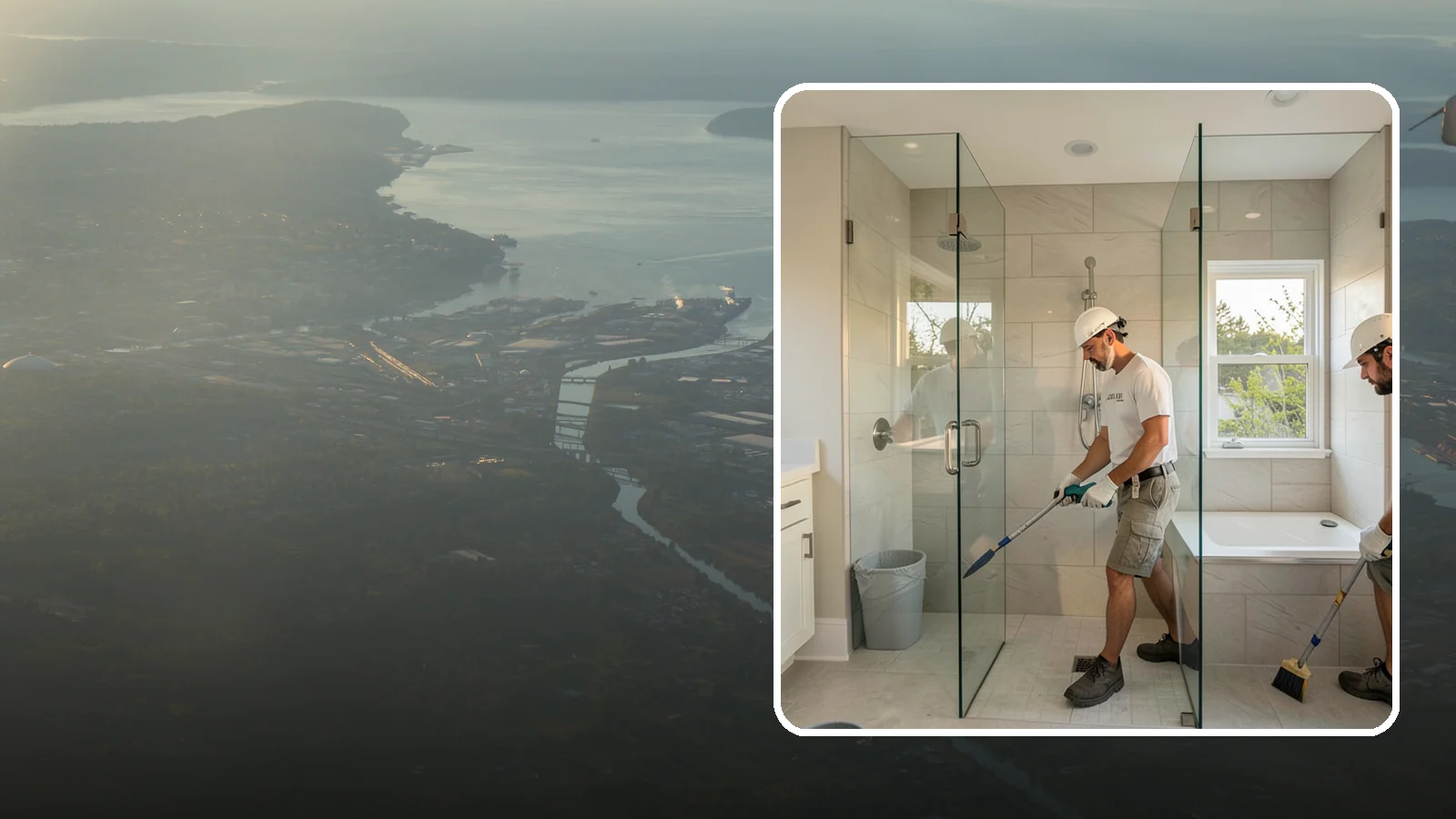 Walk-In Shower with Bench in Fife, Pierce County, WA - A walk-in shower with bench pairs open, low-threshold entry with a built-in seat for comfort and safety.