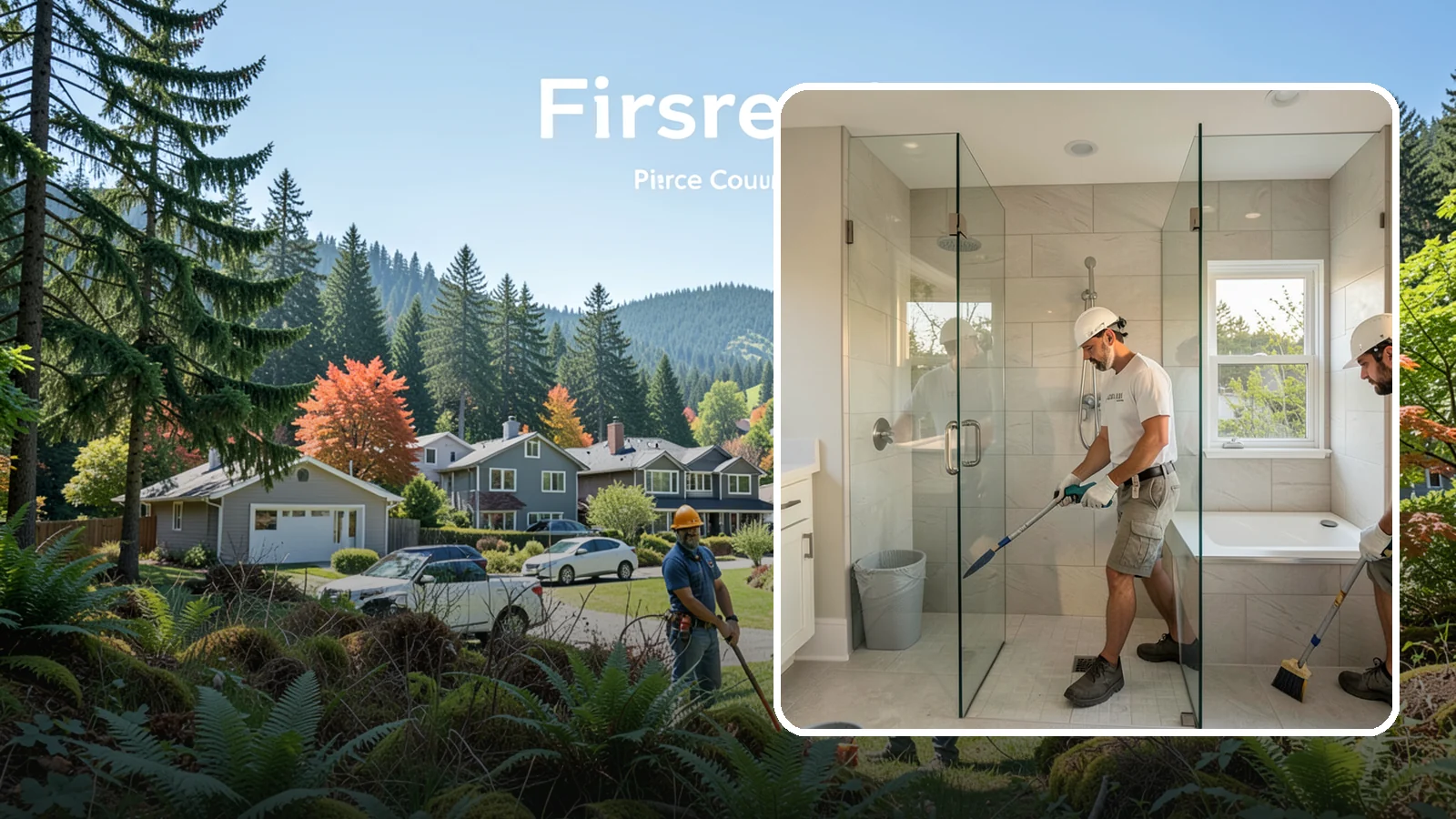 Walk-In Shower with Bench in Fircrest, Pierce County, WA - A walk-in shower with bench pairs open, low-threshold entry with a built-in seat for comfort and safety.