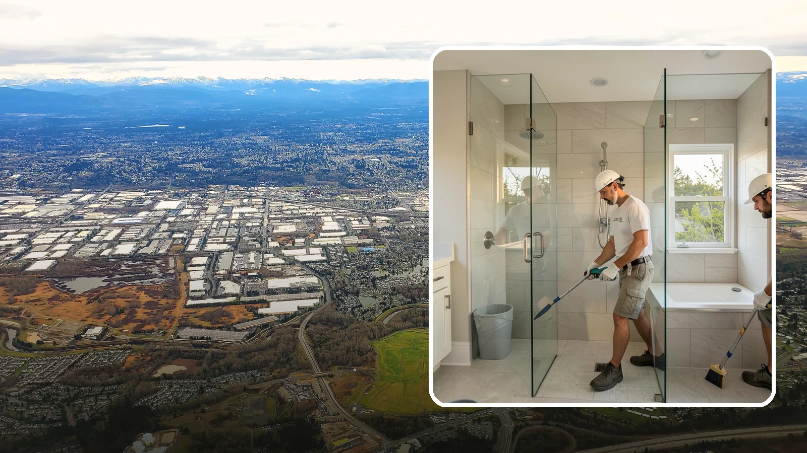 Walk-In Shower with Bench in Kent, King County, WA - A walk-in shower with bench pairs open, low-threshold entry with a built-in seat for comfort and safety.