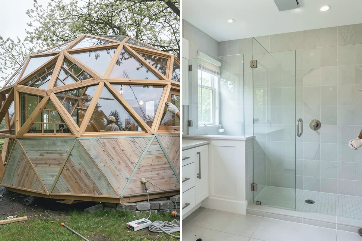 Walk-In Shower with Bench in Marysville, Snohomish County, WA - Design the low-threshold layout and bench