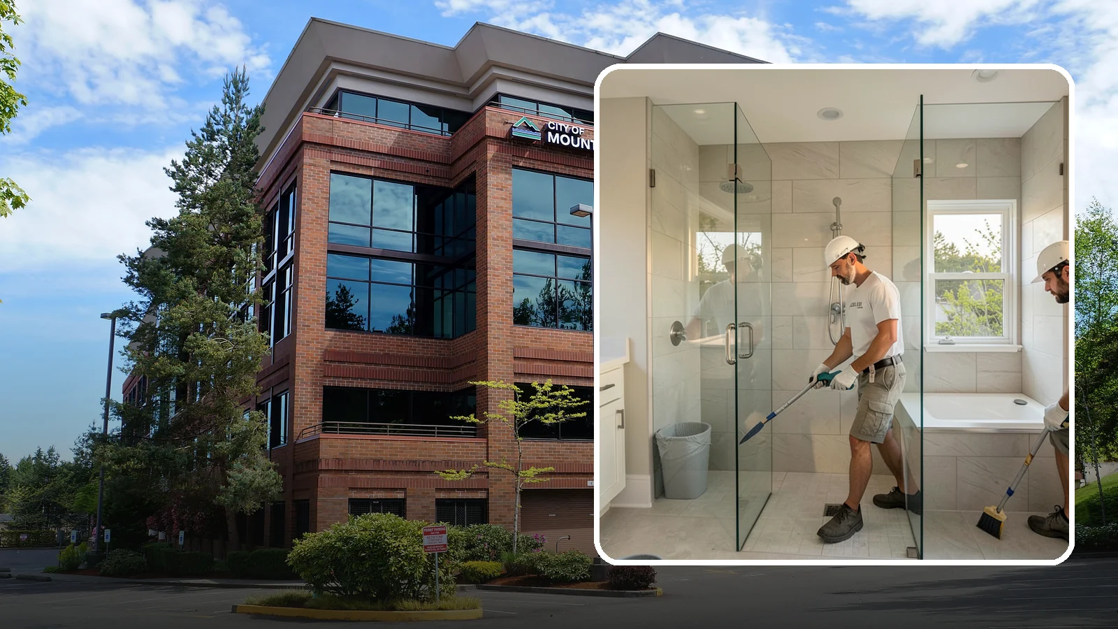 Walk-In Shower with Bench in Mountlake Terrace, Snohomish County, WA - A walk-in shower with bench pairs open, low-threshold entry with a built-in seat for comfort and safety.