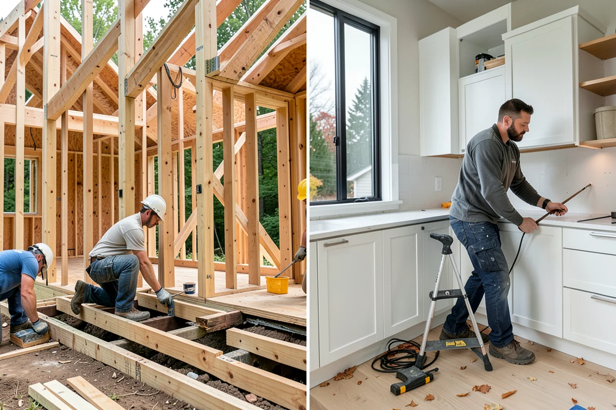 Walk-In Shower with Bench in Sedro-Woolley, Skagit County, WA - Design the low-threshold layout and bench