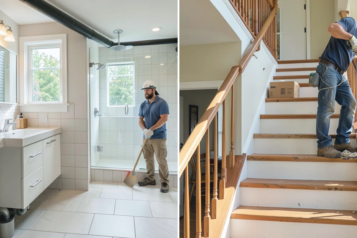 Walk-In Shower with Bench in South Prairie, Pierce County, WA - Design the low-threshold layout and bench