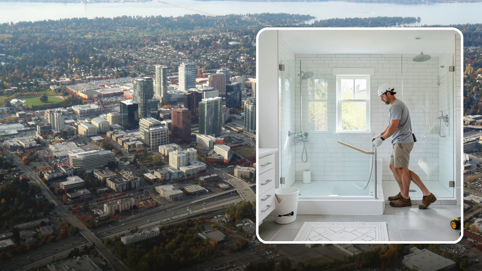 Walk-In Tub Installation in Bellevue, King County, WA - We install walk-in tubs with low thresholds and secure seating so bathing feels safe again.