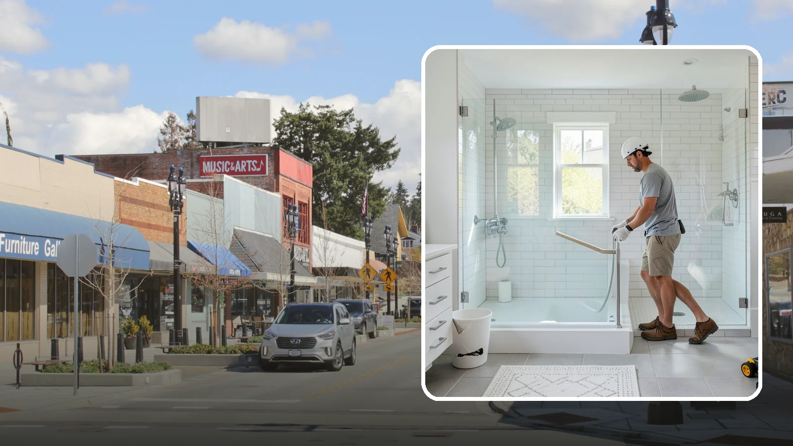 Walk-In Tub Installation in Bothell, King County, WA - We install walk-in tubs with low thresholds and secure seating so bathing feels safe again.