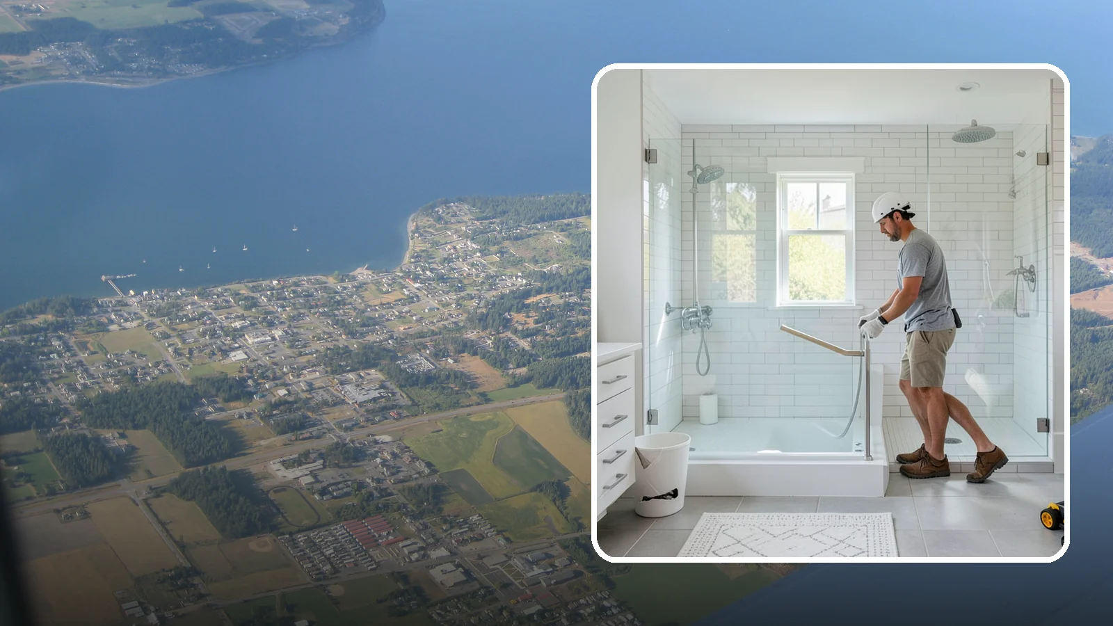 Walk-In Tub Installation in Coupeville, Island County, WA - We install walk-in tubs with low thresholds and secure seating so bathing feels safe again.
