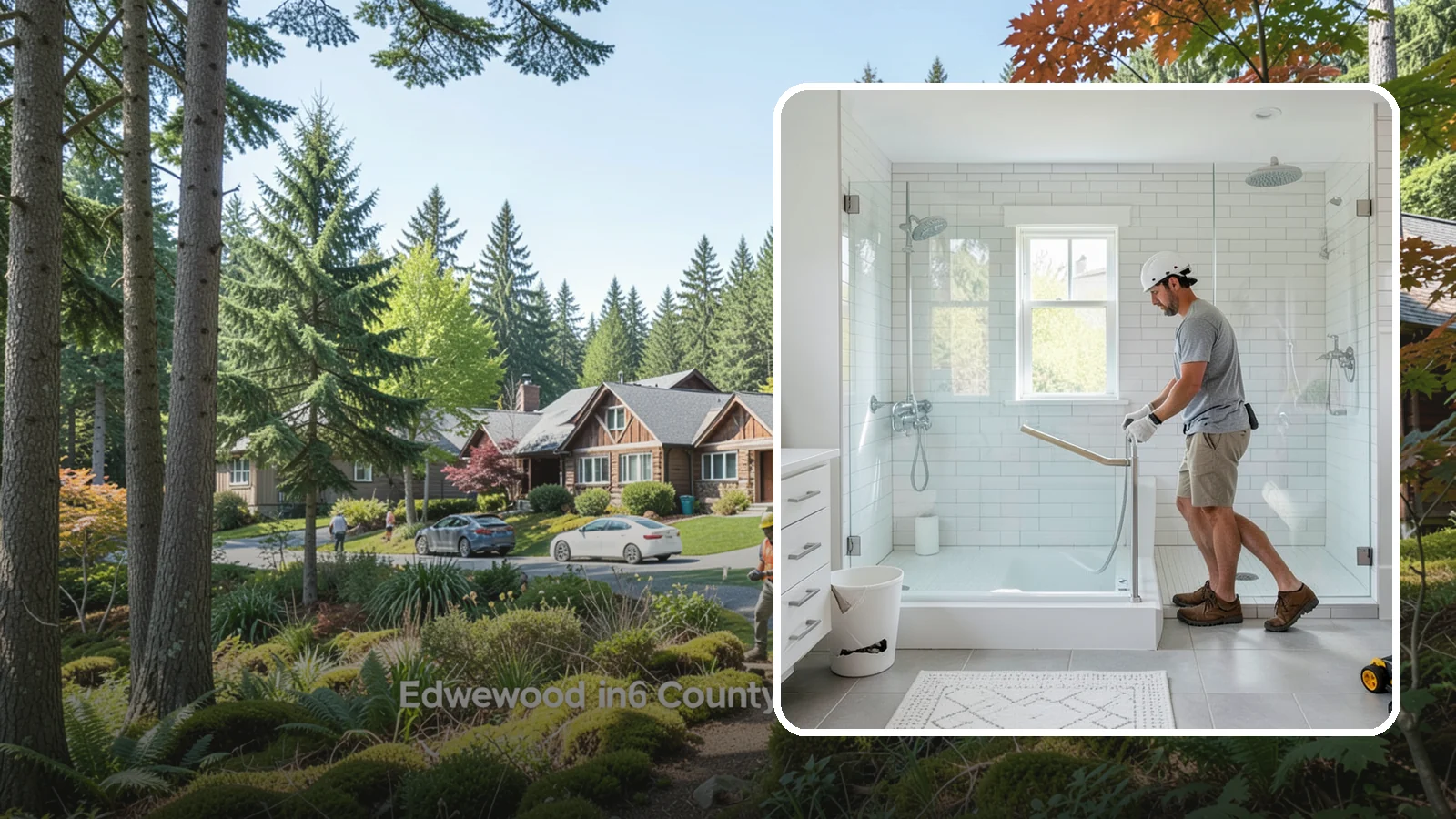 Walk-In Tub Installation in Edgewood, Pierce County, WA - We install walk-in tubs with low thresholds and secure seating so bathing feels safe again.