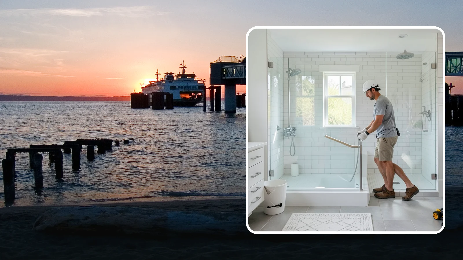 Walk-In Tub Installation in Edmonds, Snohomish County, WA - We install walk-in tubs with low thresholds and secure seating so bathing feels safe again.