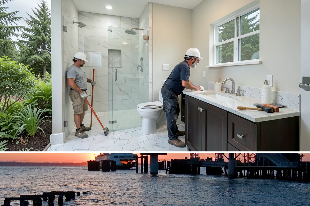 Walk-In Tub Installation in Edmonds, Snohomish County, WA - Walk-in tub installation can happen any time of year, with no dependence on outdoor weather.
