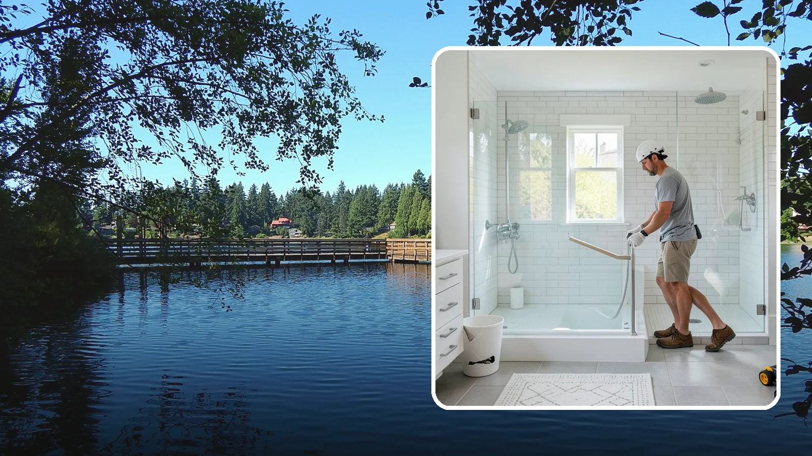Walk-In Tub Installation in Federal Way, King County, WA - We install walk-in tubs with low thresholds and secure seating so bathing feels safe again.