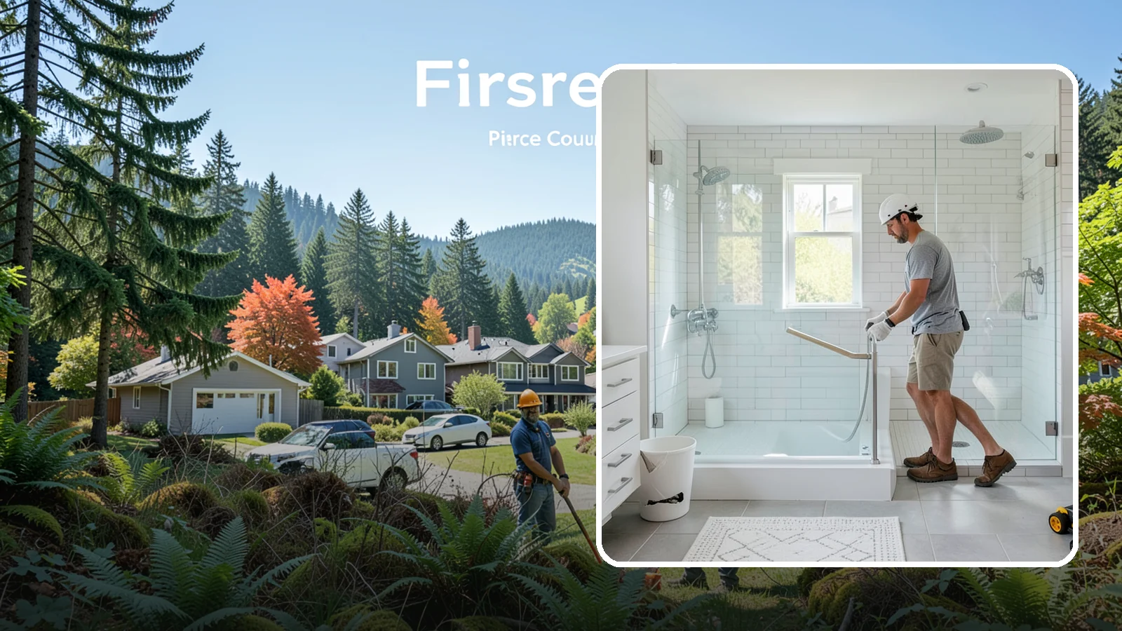 Walk-In Tub Installation in Fircrest, Pierce County, WA - We install walk-in tubs with low thresholds and secure seating so bathing feels safe again.