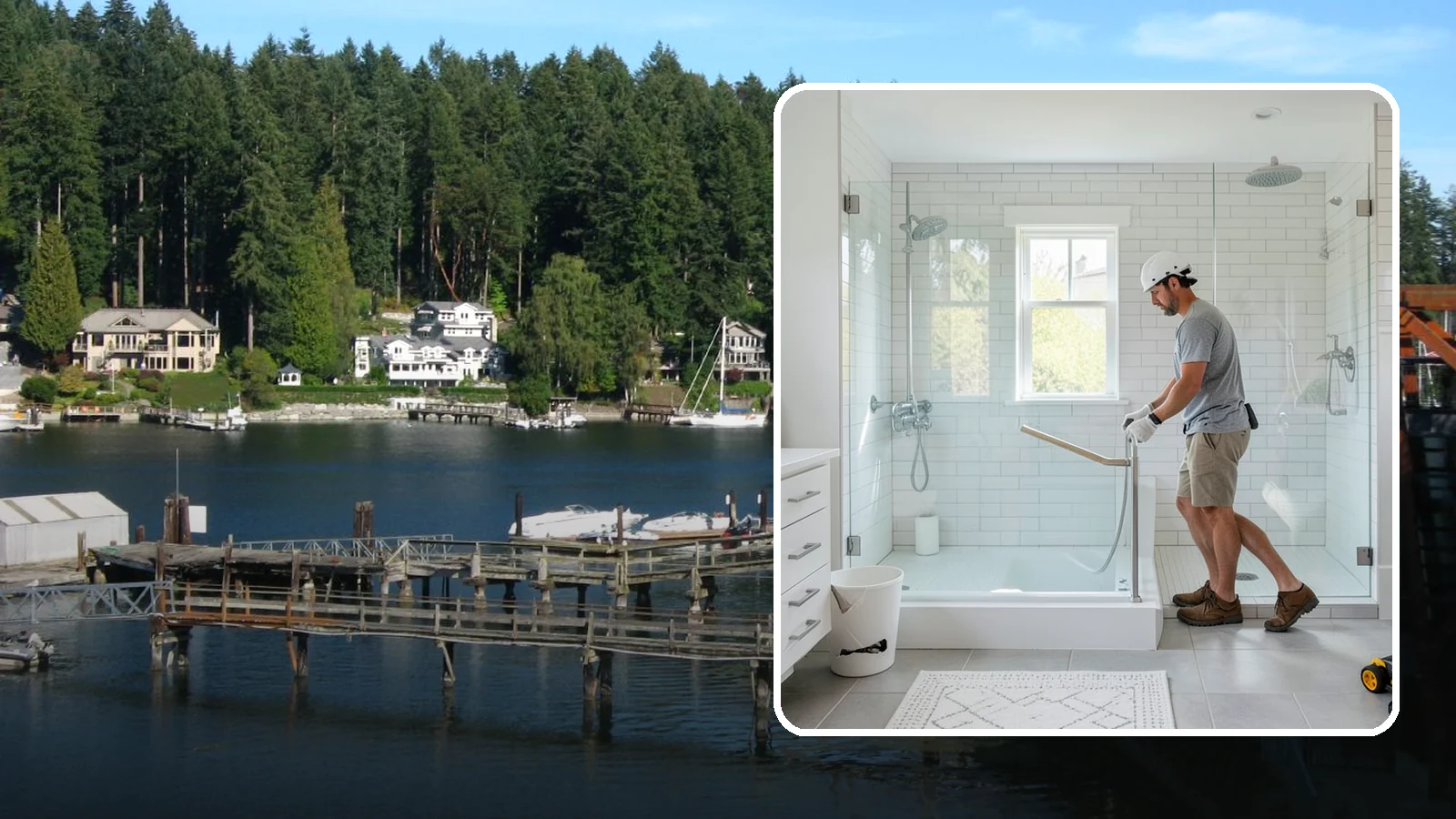 Walk-In Tub Installation in Gig Harbor, Pierce County, WA - We install walk-in tubs with low thresholds and secure seating so bathing feels safe again.