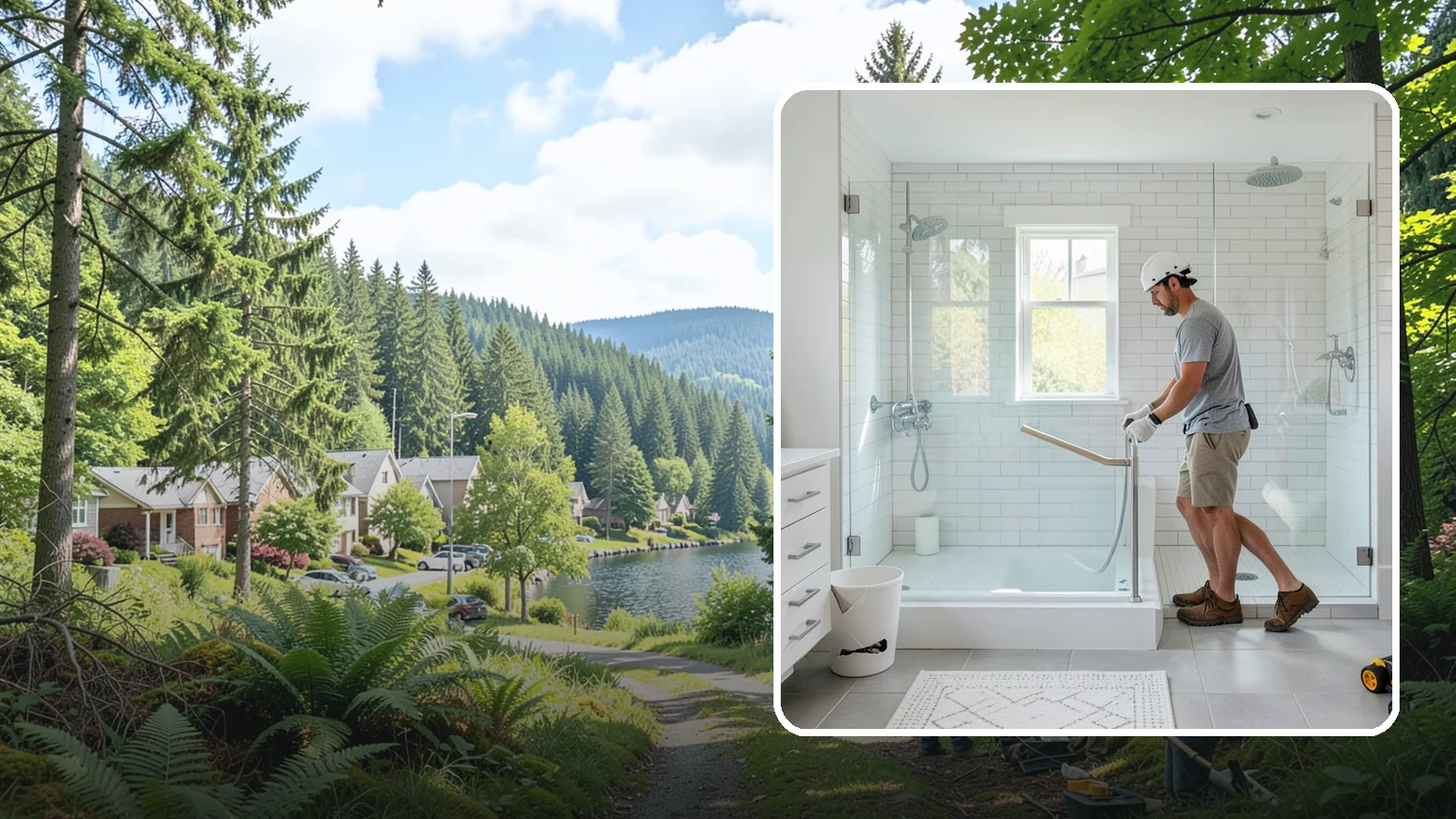 Walk-In Tub Installation in Lake Forest Park, King County, WA - We install walk-in tubs with low thresholds and secure seating so bathing feels safe again.