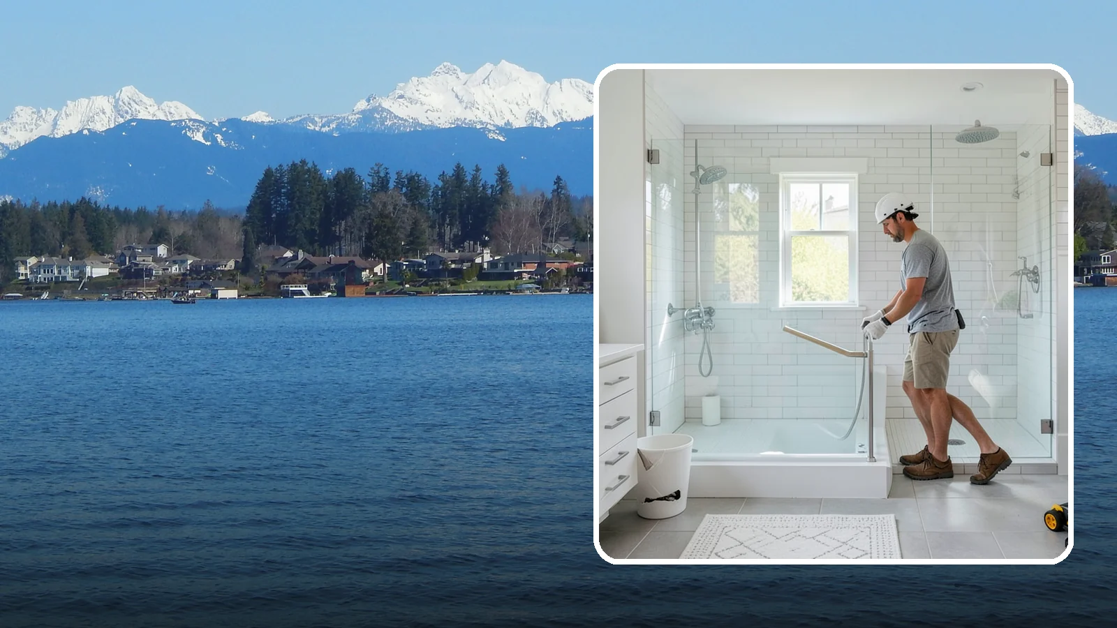 Walk-In Tub Installation in Lake Stevens, Snohomish County, WA - We install walk-in tubs with low thresholds and secure seating so bathing feels safe again.
