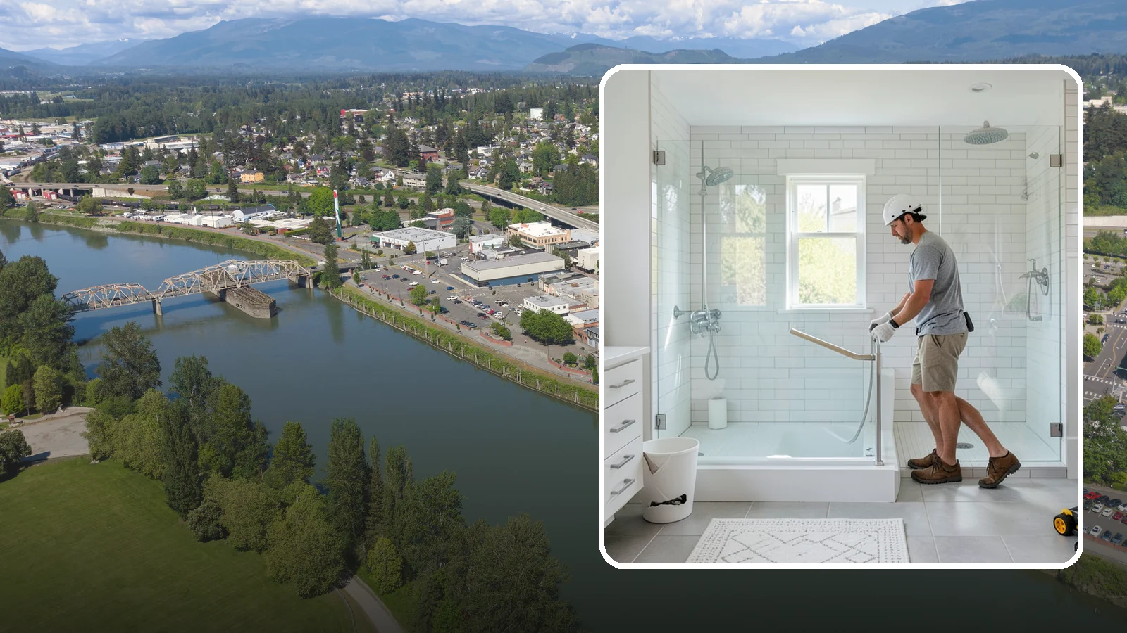 Walk-In Tub Installation in Mount Vernon, Skagit County, WA - We install walk-in tubs with low thresholds and secure seating so bathing feels safe again.