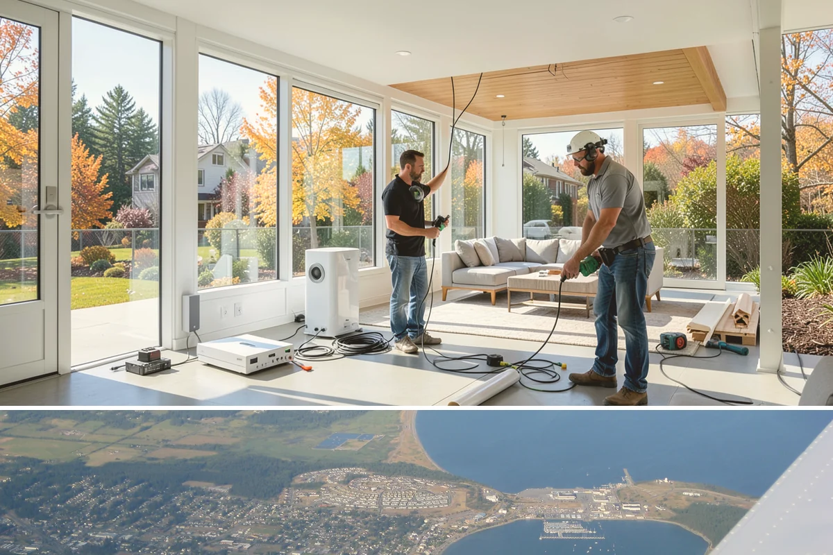 Walk-In Tub Installation in Oak Harbor, Island County, WA - Walk-in tub installation can happen any time of year, with no dependence on outdoor weather.