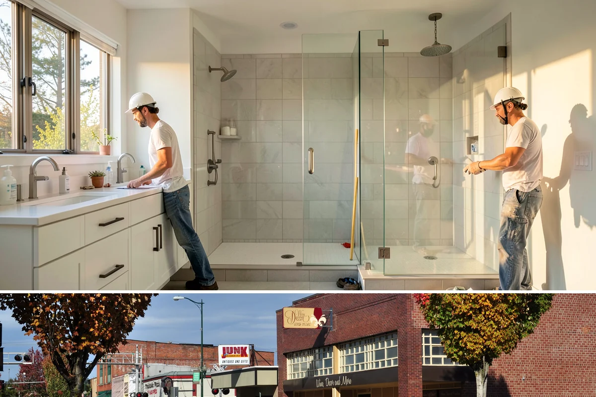 Walk-In Tub Installation in Puyallup, Pierce County, WA - Walk-in tub installation can happen any time of year, with no dependence on outdoor weather.