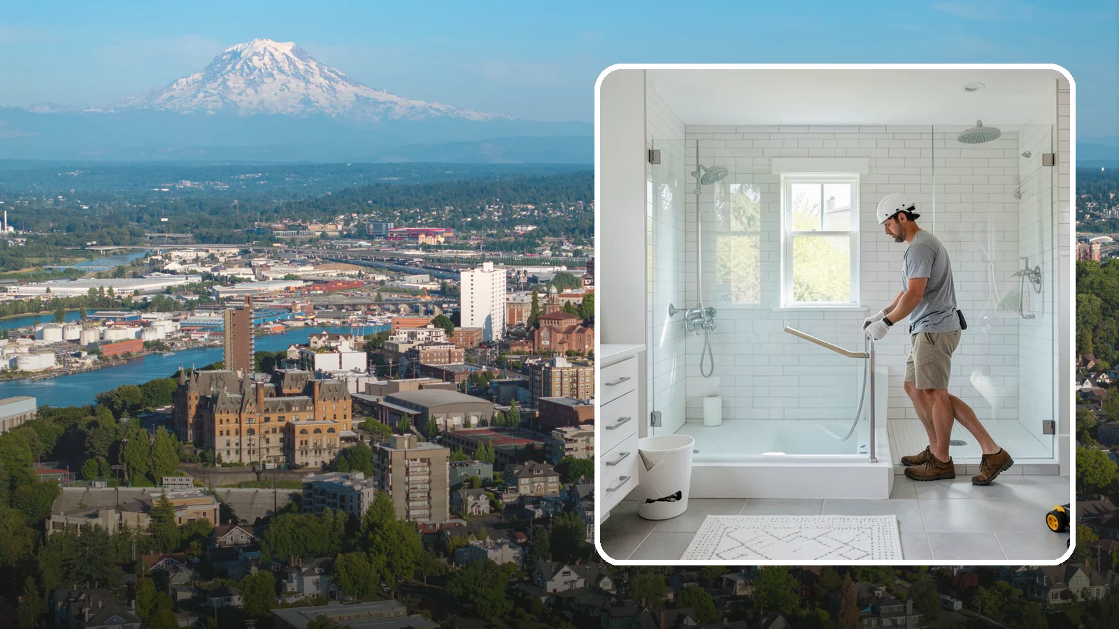 Walk-In Tub Installation in Tacoma, Pierce County, WA - We install walk-in tubs with low thresholds and secure seating so bathing feels safe again.