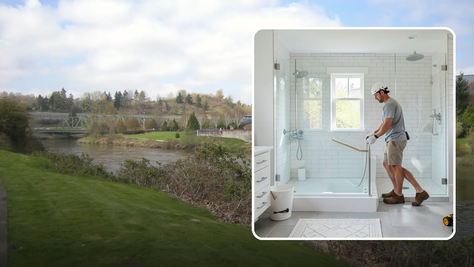 Walk-In Tub Installation in Tukwila, King County, WA - We install walk-in tubs with low thresholds and secure seating so bathing feels safe again.