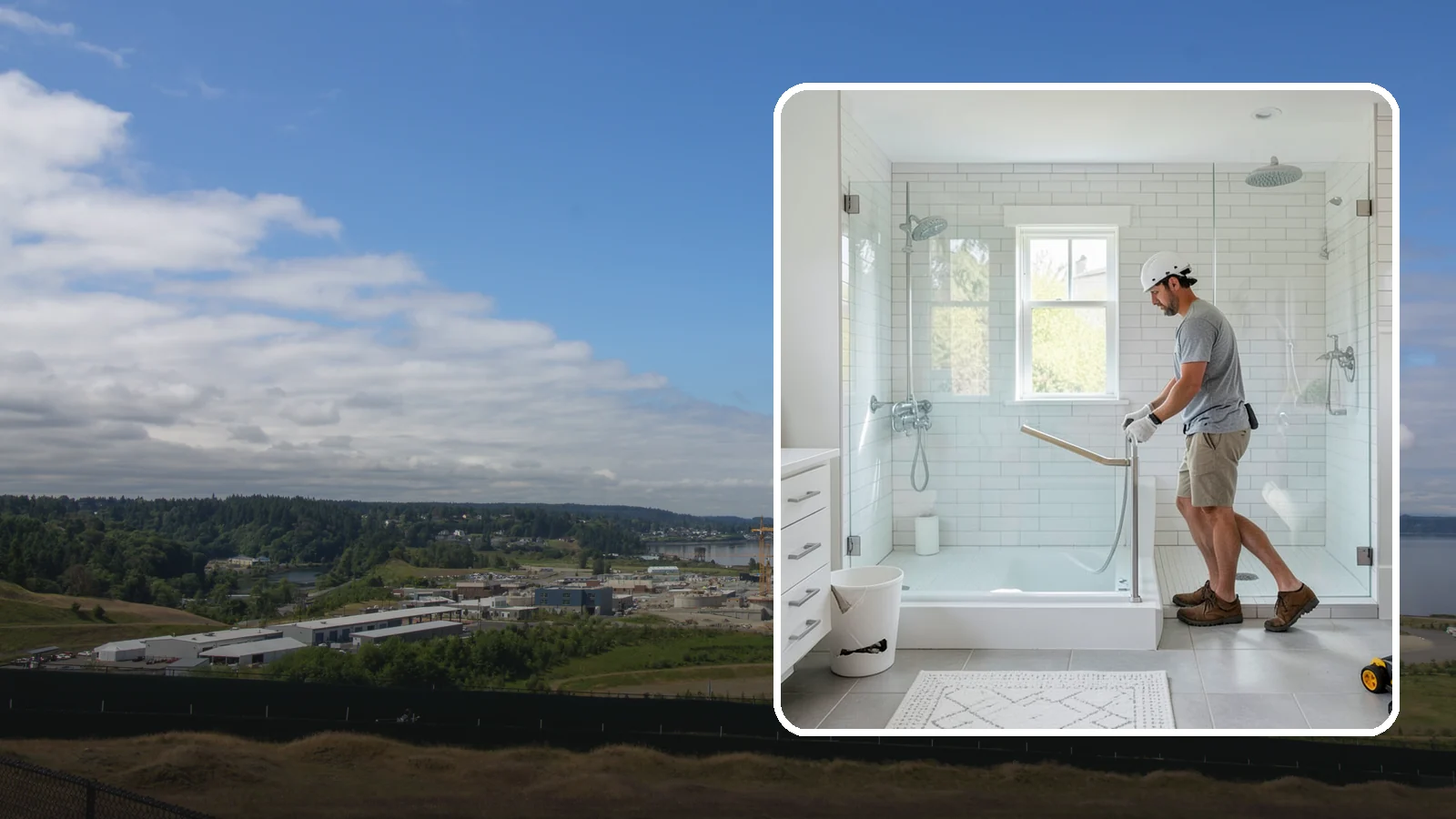 Walk-In Tub Installation in University Place, Pierce County, WA - We install walk-in tubs with low thresholds and secure seating so bathing feels safe again.