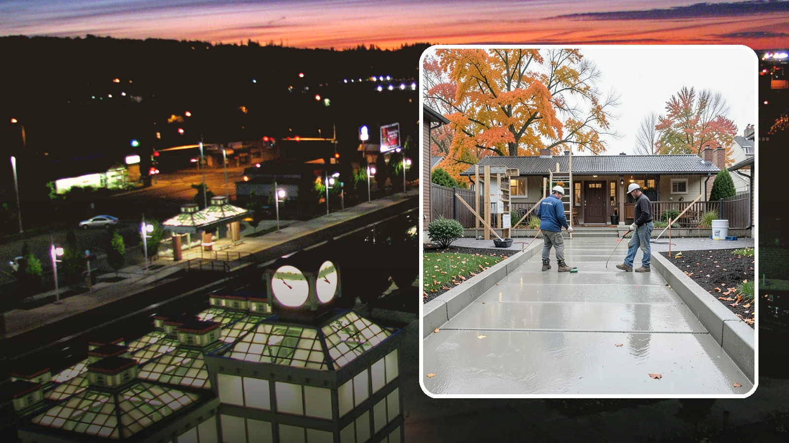 Walkway Construction in Auburn, King County, WA - Custom concrete walkways that guide guests to your door while draining cleanly through soggy PNW seasons.
