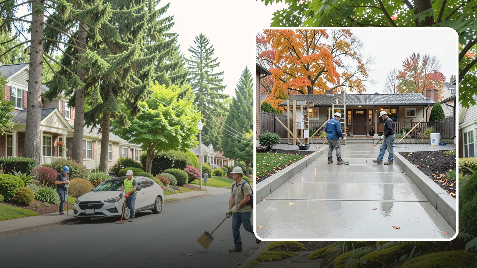 Walkway Construction in Beaux Arts Village, King County, WA - Custom concrete walkways that guide guests to your door while draining cleanly through soggy PNW seasons.