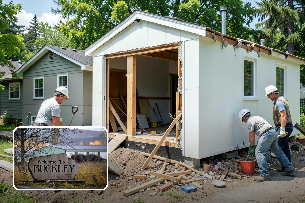 Walkway Construction in Buckley, Pierce County, WA - Custom shapes and curves suited to your yard