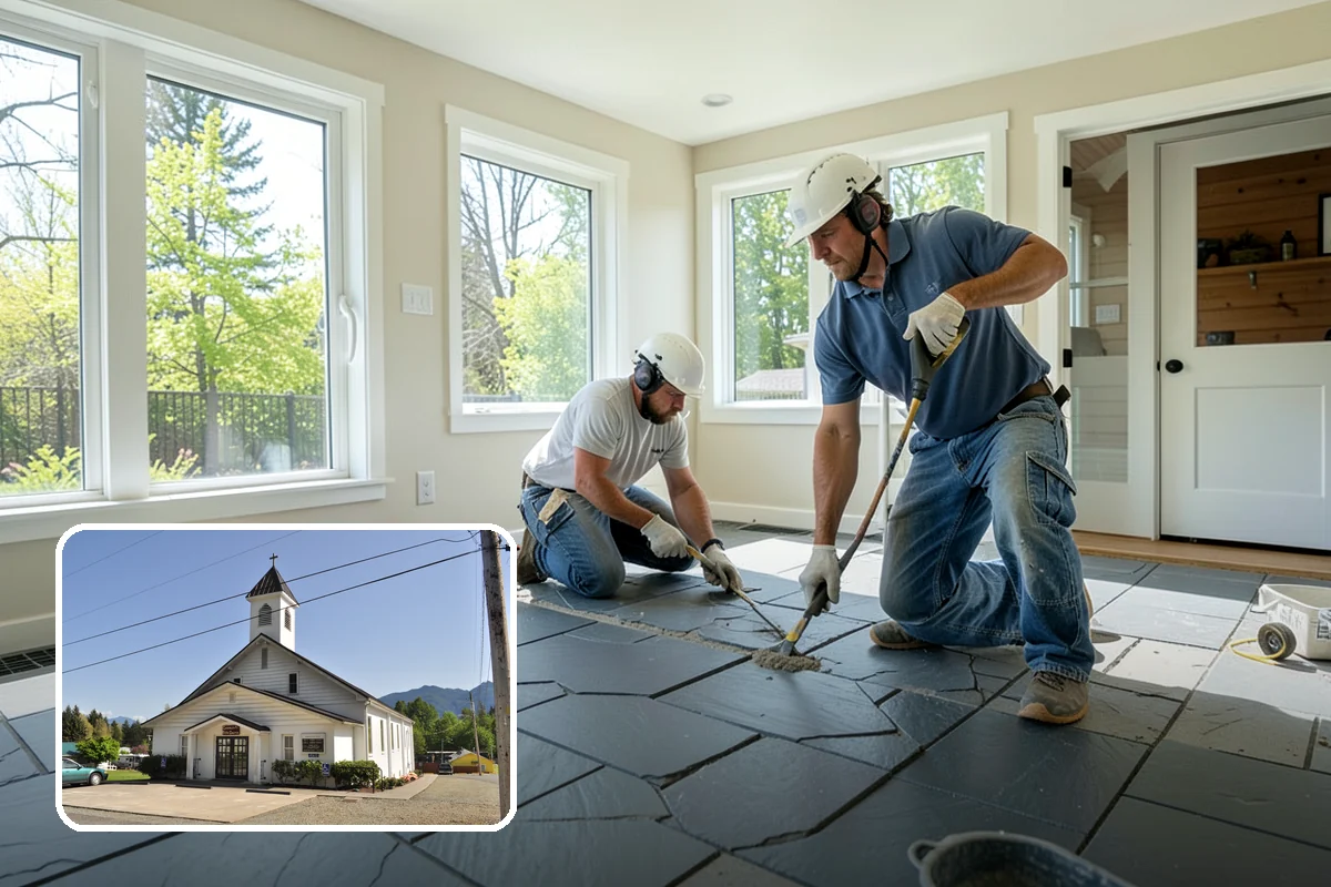 Walkway Construction in Concrete, Skagit County, WA - Custom shapes and curves suited to your yard