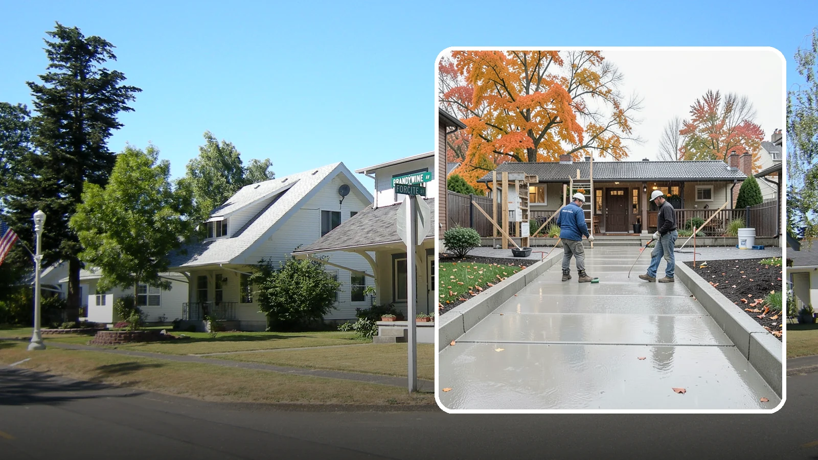 Walkway Construction in DuPont, Pierce County, WA - Custom concrete walkways that guide guests to your door while draining cleanly through soggy PNW seasons.