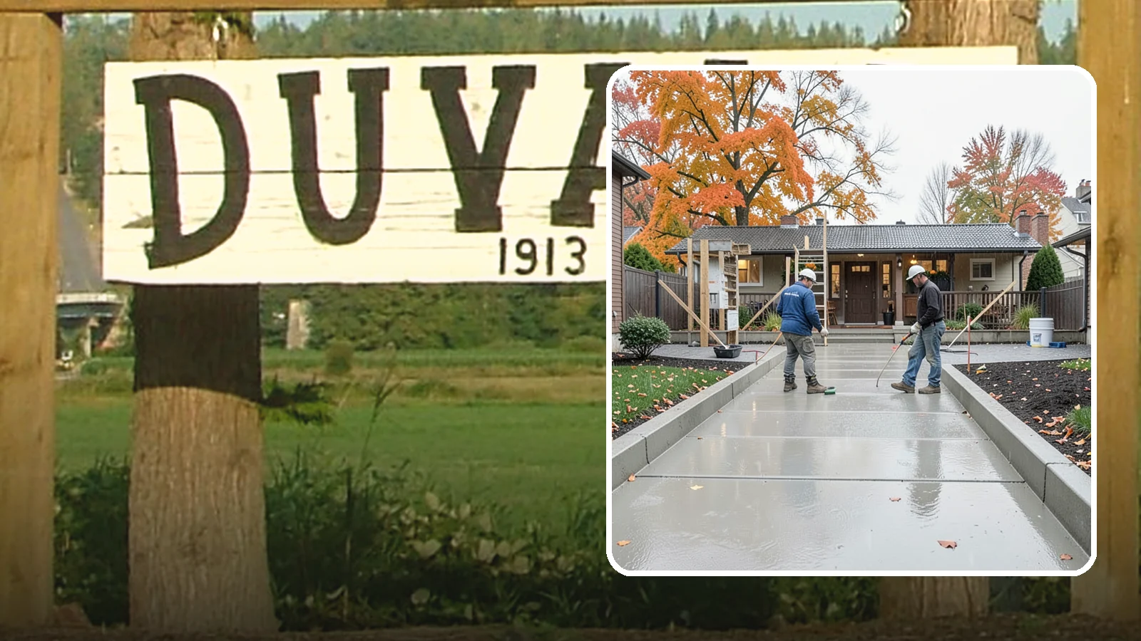 Walkway Construction in Duvall, King County, WA - Custom concrete walkways that guide guests to your door while draining cleanly through soggy PNW seasons.
