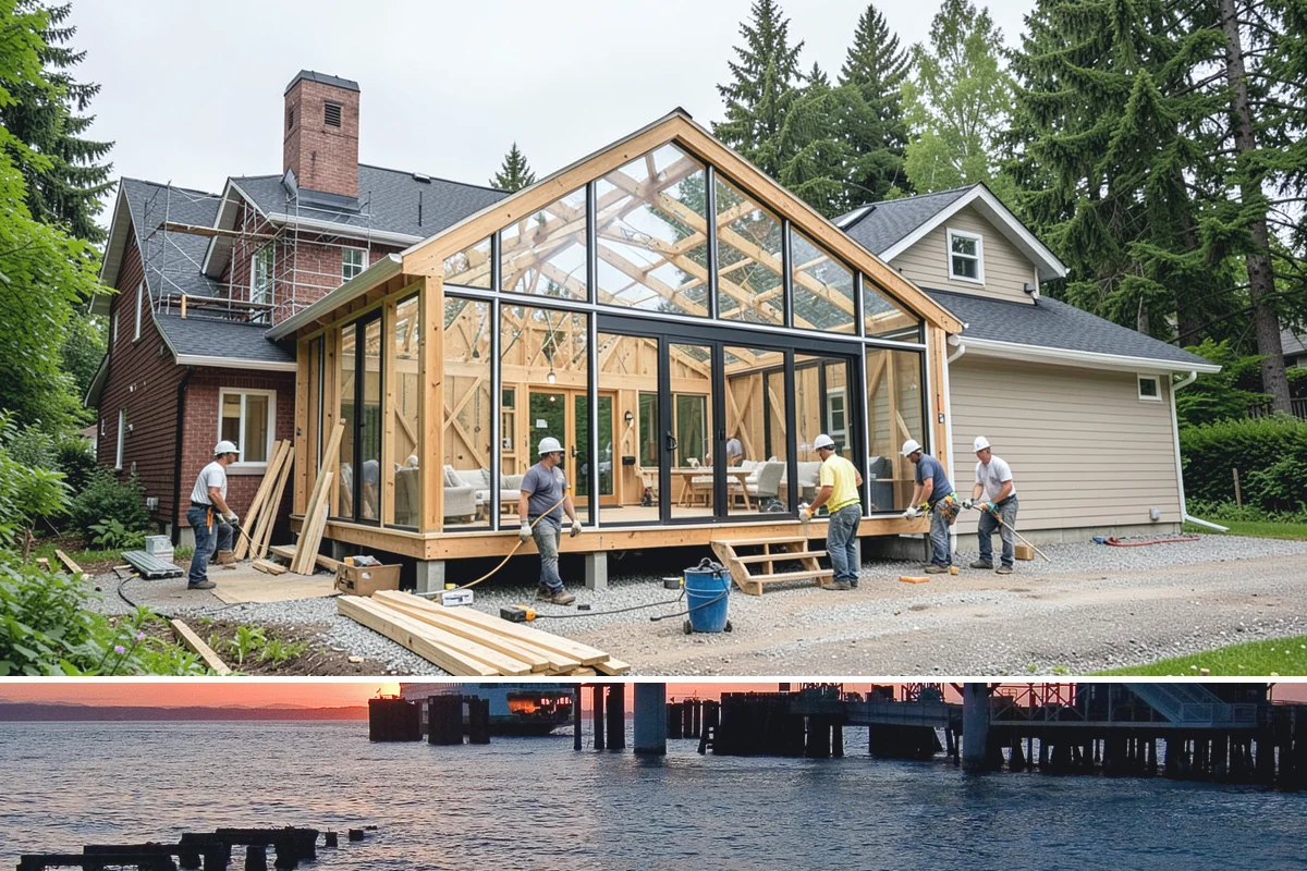 Walkway Construction in Edmonds, Snohomish County, WA - The dry summer window is ideal, giving the walkway a full, crack-free cure before winter rains.