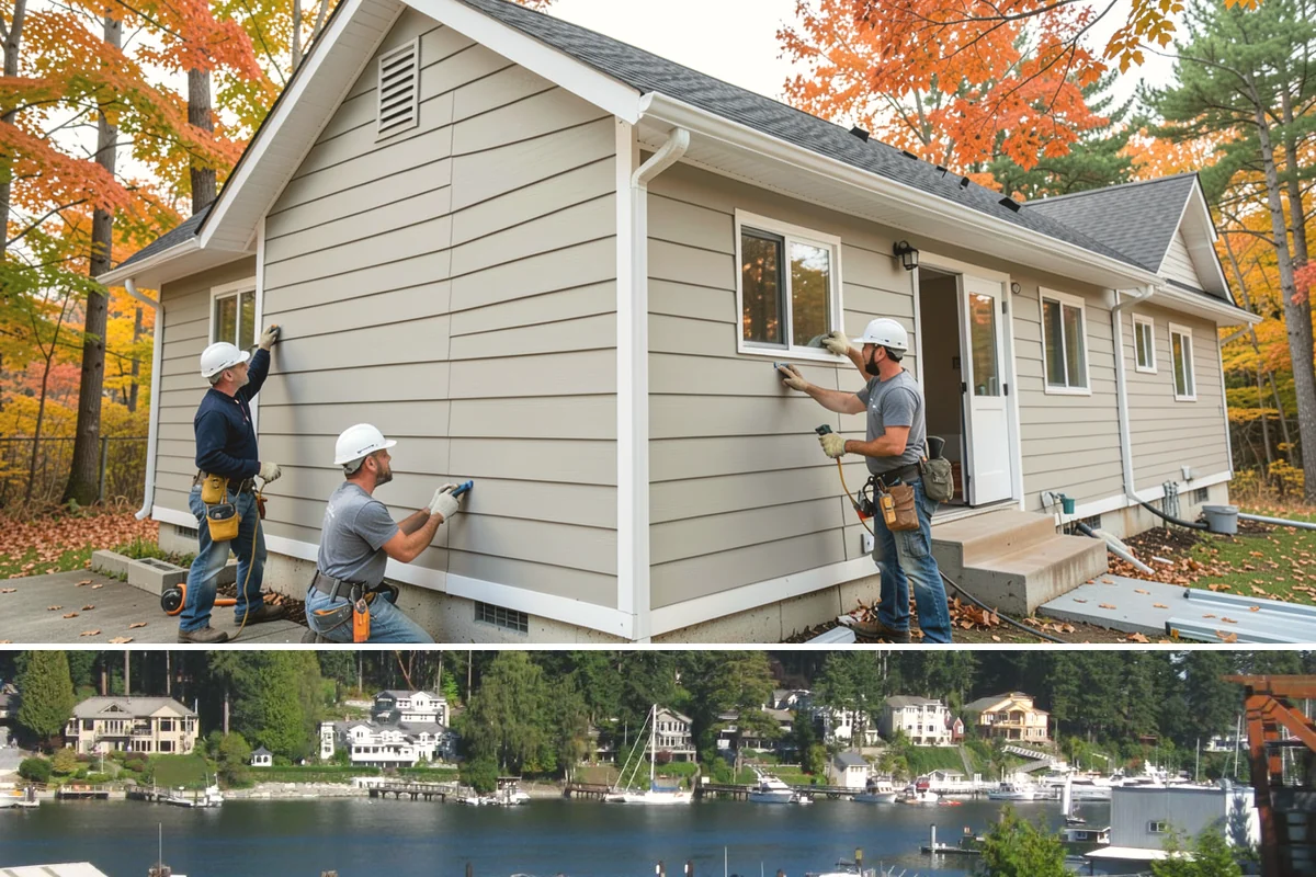 Walkway Construction in Gig Harbor, Pierce County, WA - The dry summer window is ideal, giving the walkway a full, crack-free cure before winter rains.